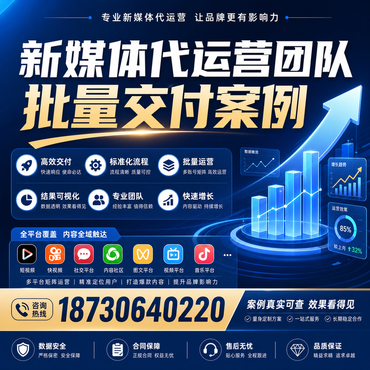 文山代运营公司多客户账号批量高效交付案例